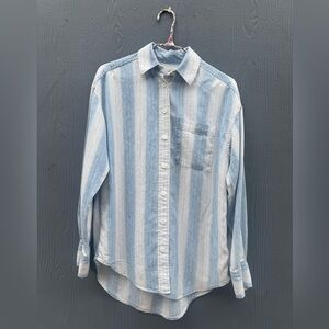 Faherty Women’s Tried & True Chambray Relaxed Shirt Size XXS